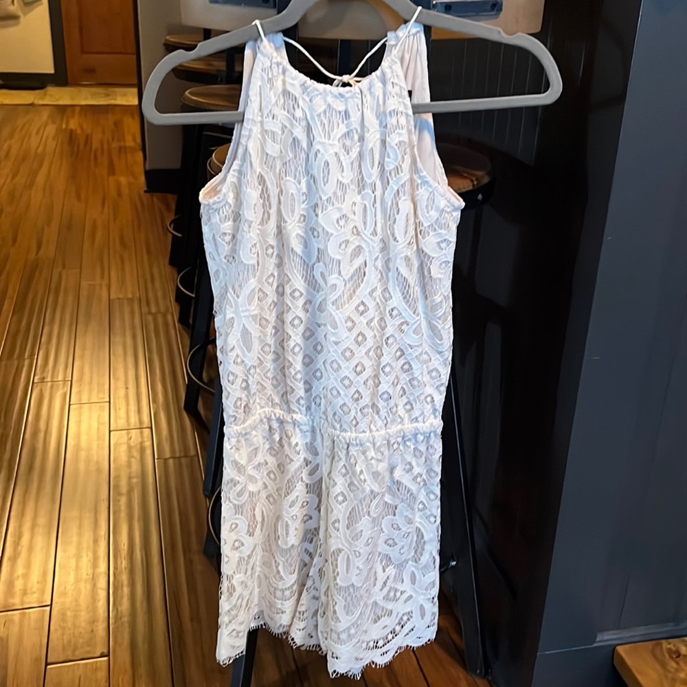 Off-White Lace Romper